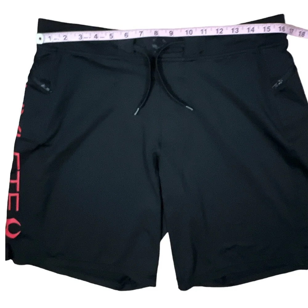 Hylete Shorts Men's Stretch Black Stretch Pockets Athletic Cross-fit Size LARGE